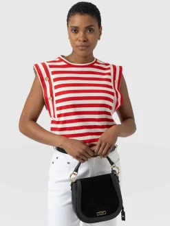 Rowan Tee - Red Stripe