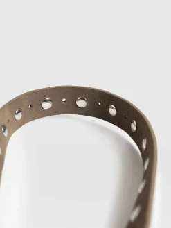 Roxie Studded Belt - Taupe
