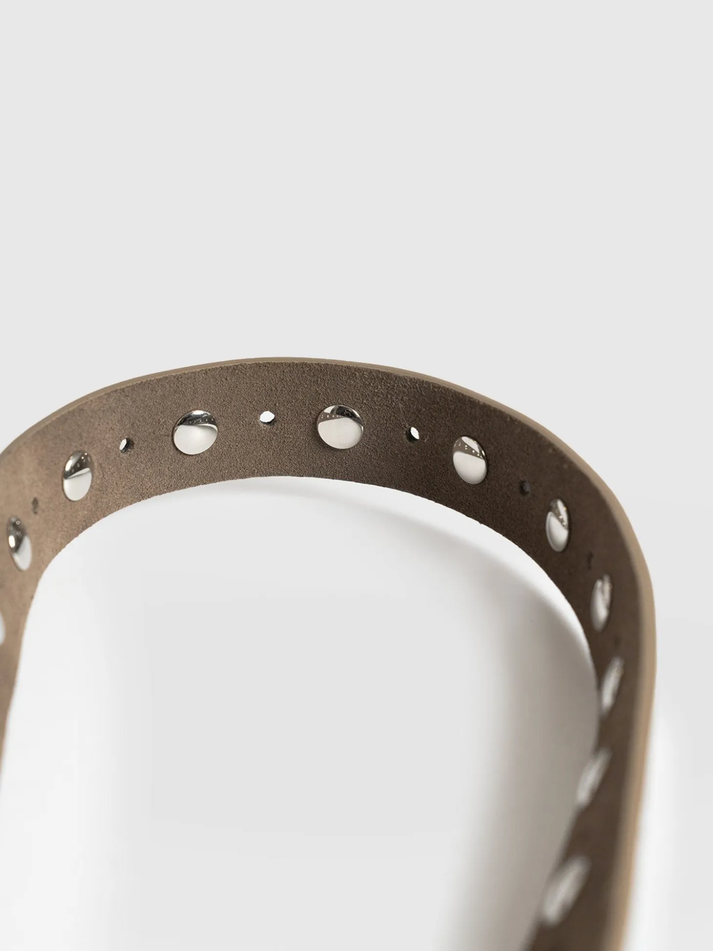 Roxie Studded Belt - Taupe