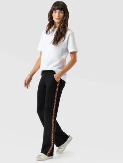 Runway Pant - Black Leopard