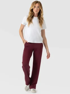Runway Pant - Burgundy