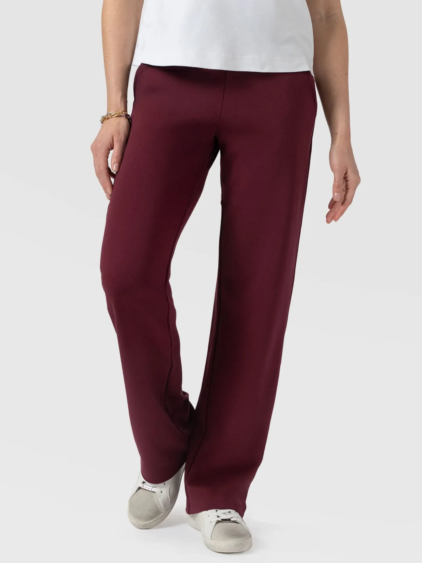 Runway Pant - Burgundy