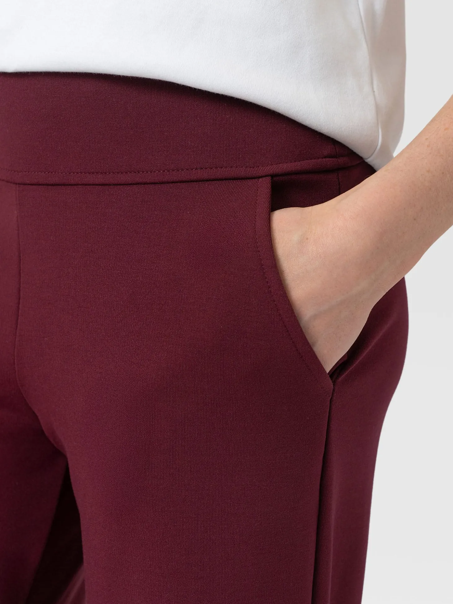 Runway Pant - Burgundy