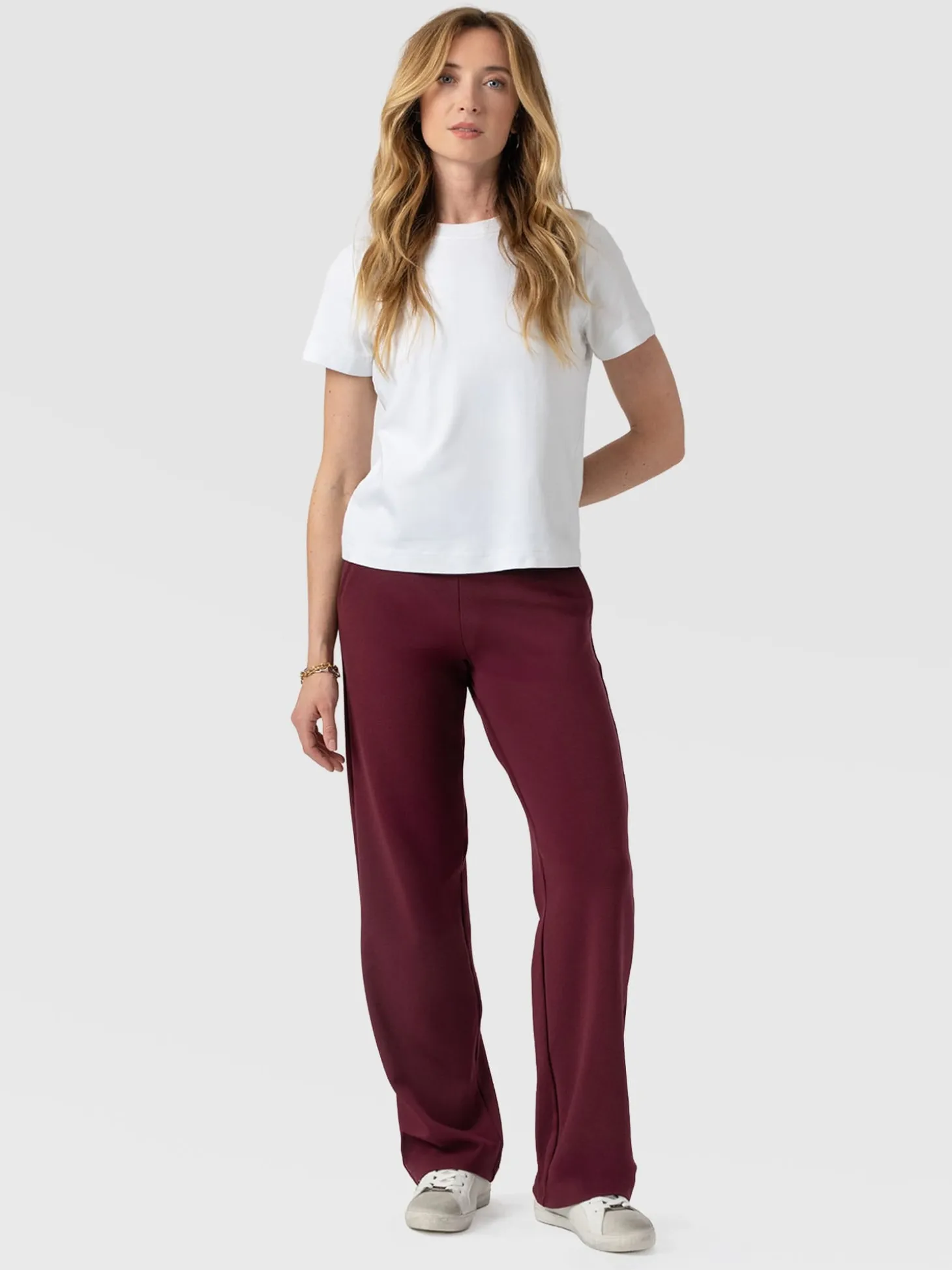 Runway Pant - Burgundy