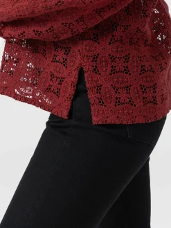 Sadie Blouse - Burgundy