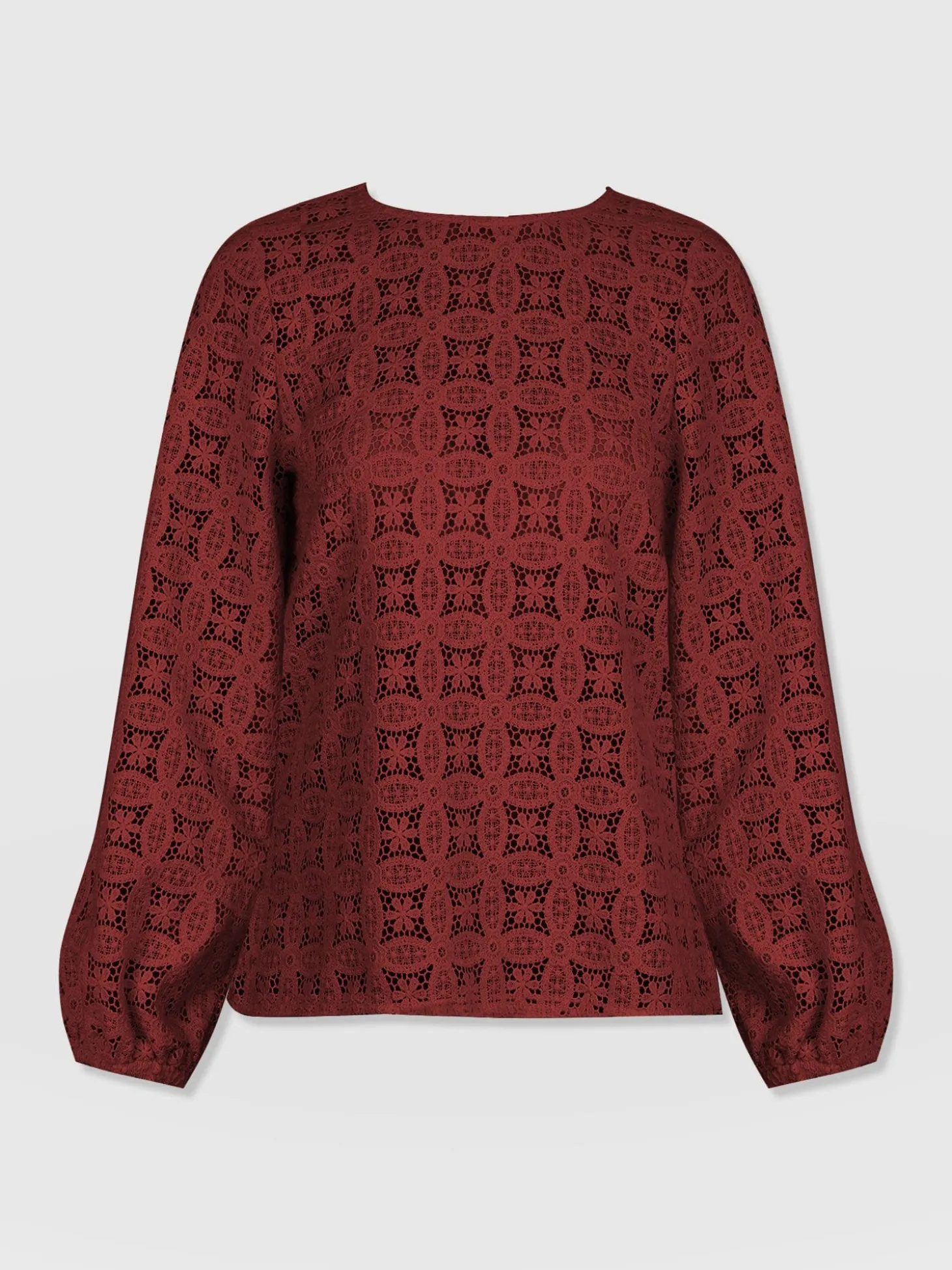 Sadie Blouse - Burgundy