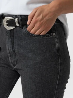 Slim Mom Jeans - Black