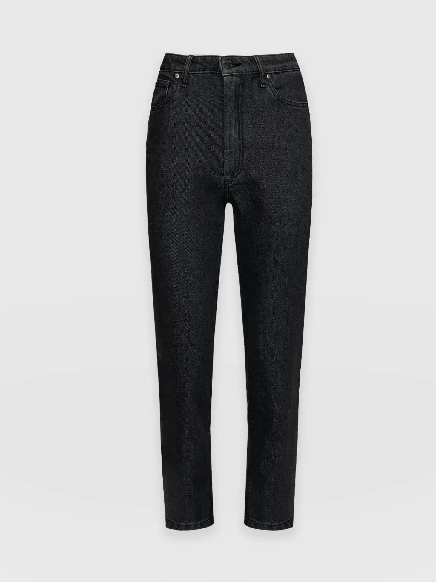 Slim Mom Jeans - Black