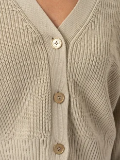 Soho Crop Cardigan - Beige