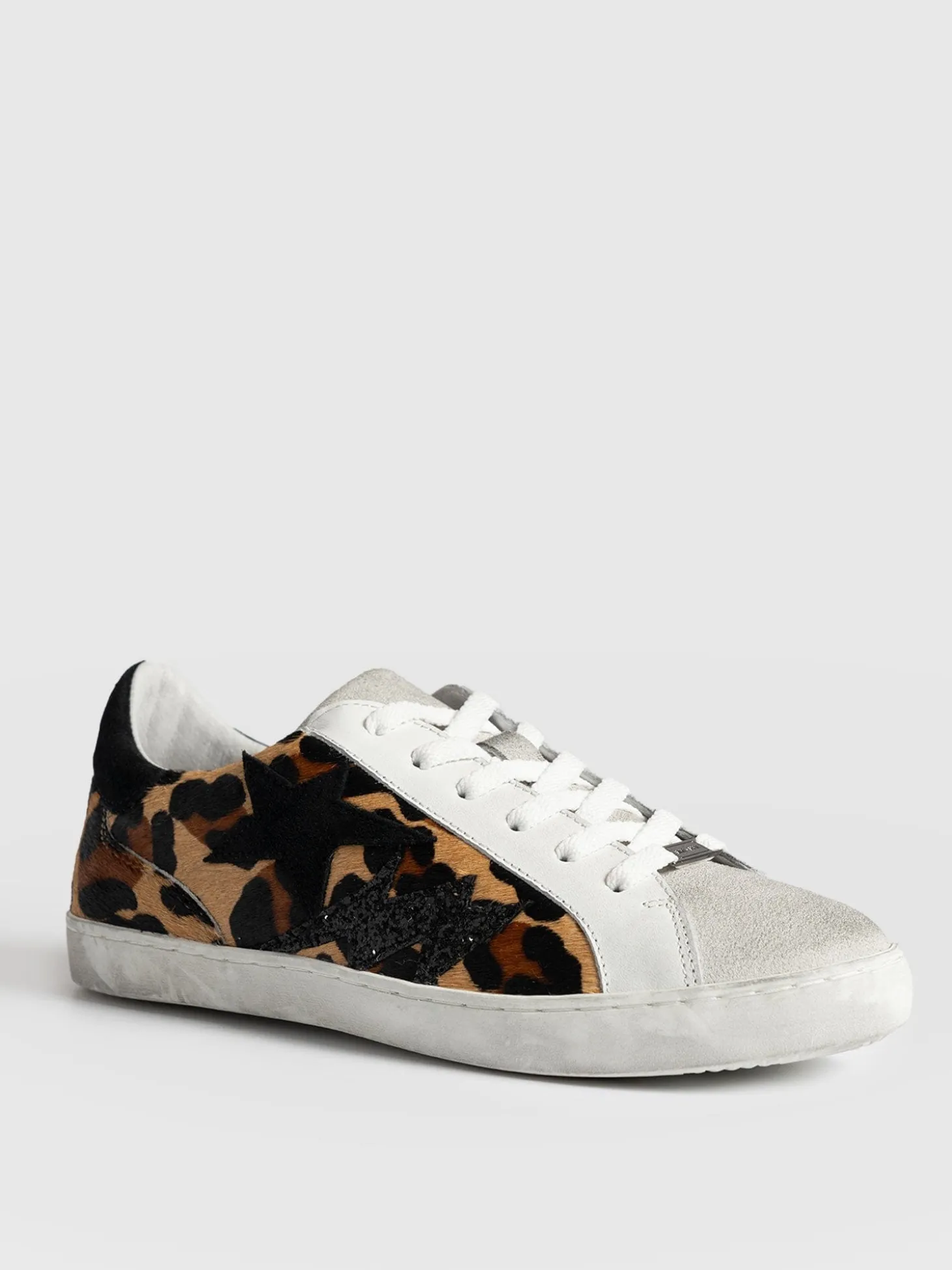 Spitalfields Sneaker - Leopard/Star