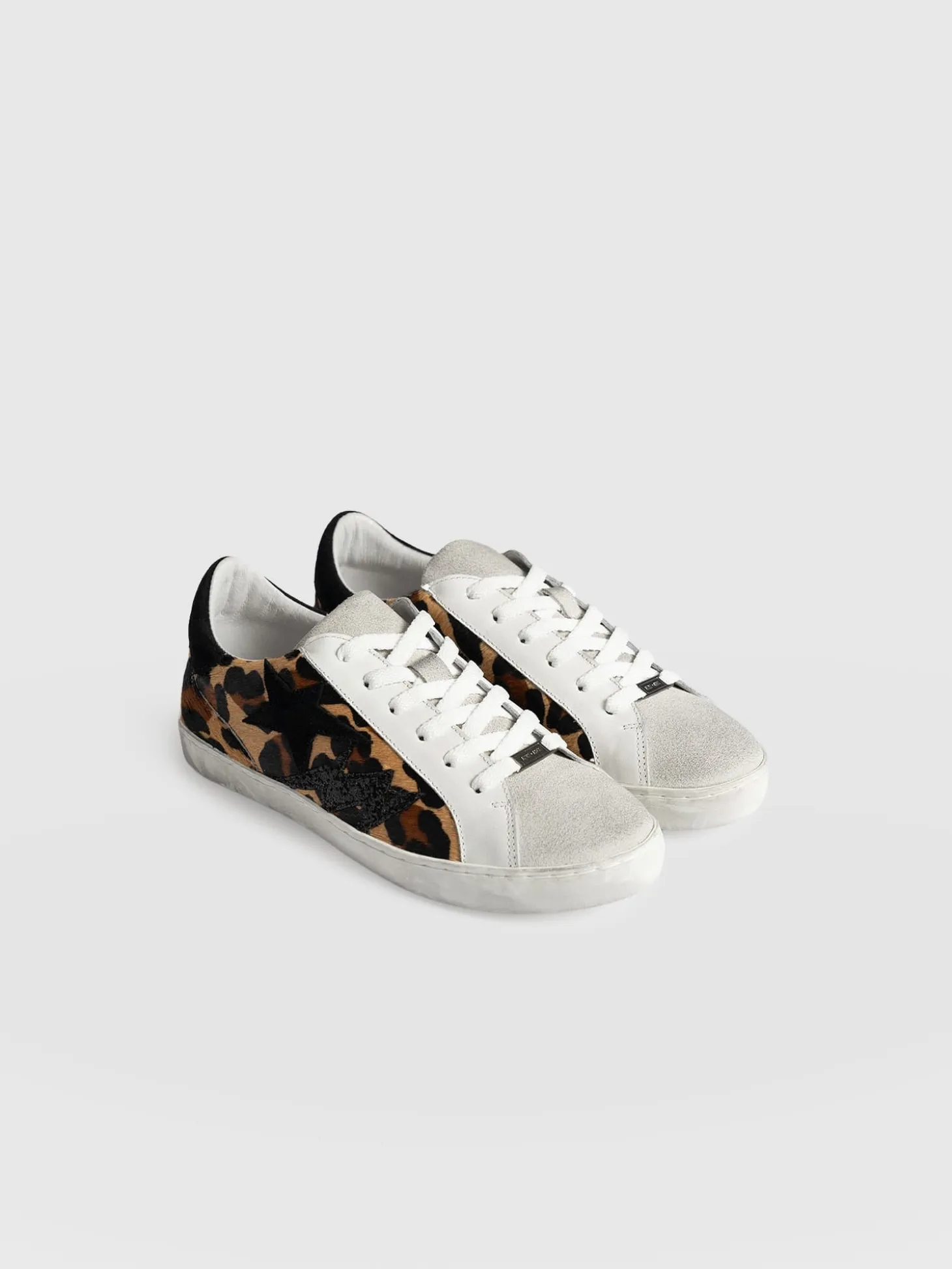 Spitalfields Sneaker - Leopard/Star