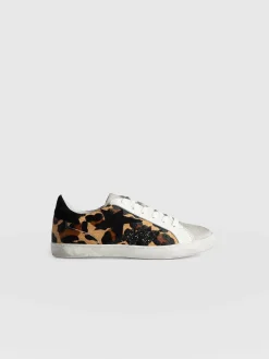 Spitalfields Sneaker - Leopard/Star