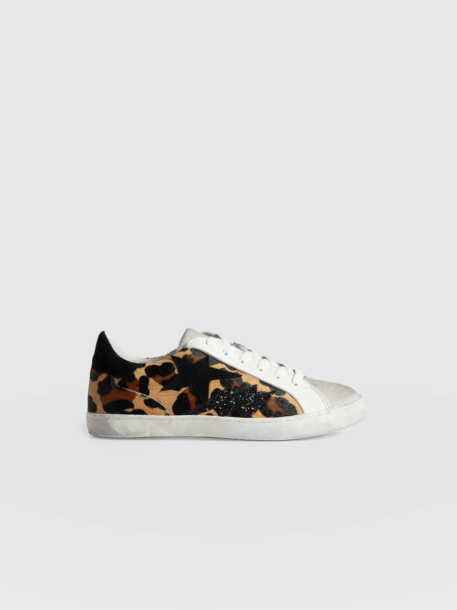 Spitalfields Sneaker - Leopard/Star