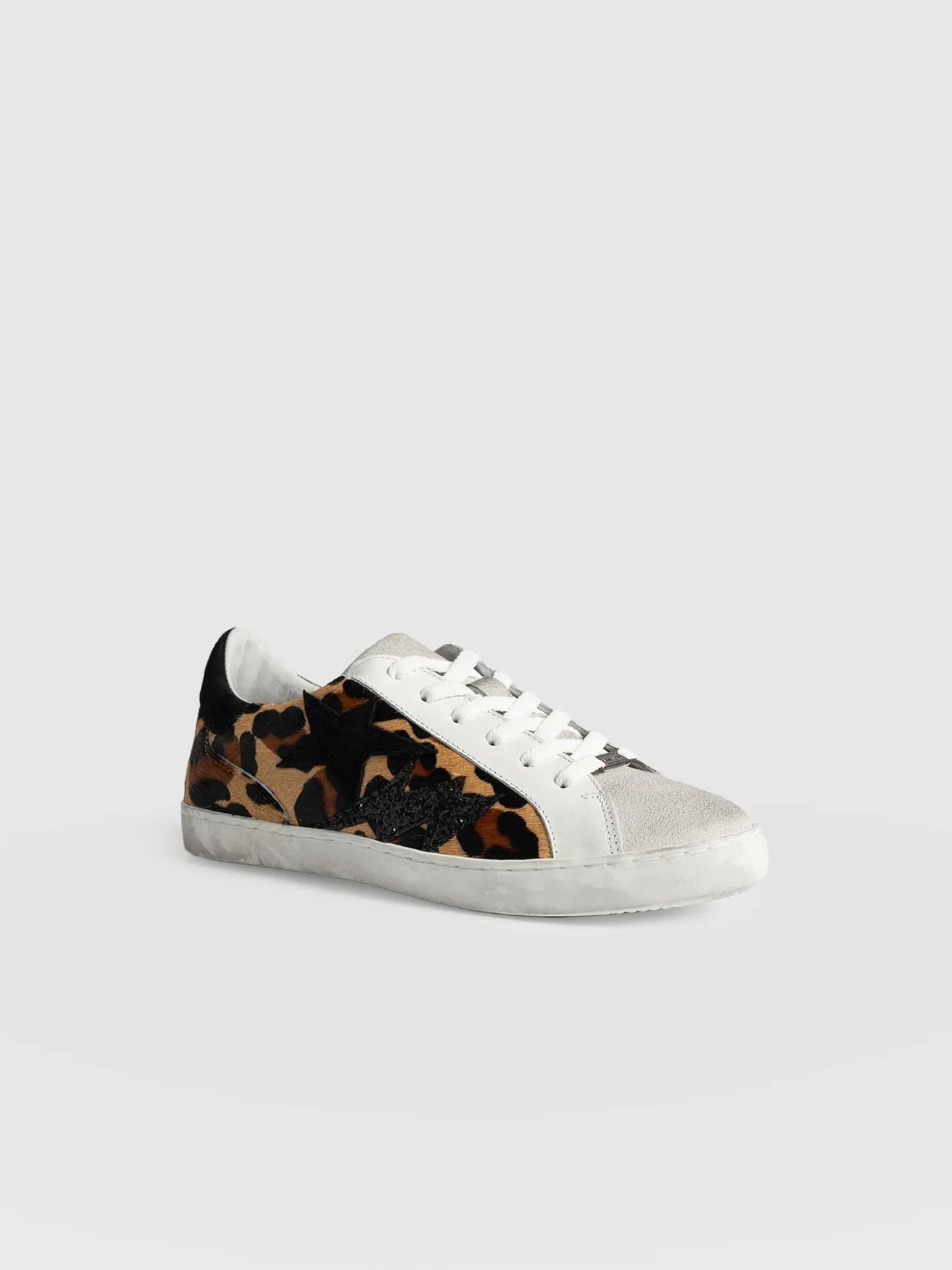 Spitalfields Sneaker - Leopard/Star