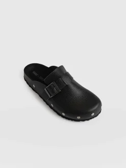 Studded Clogs - Black