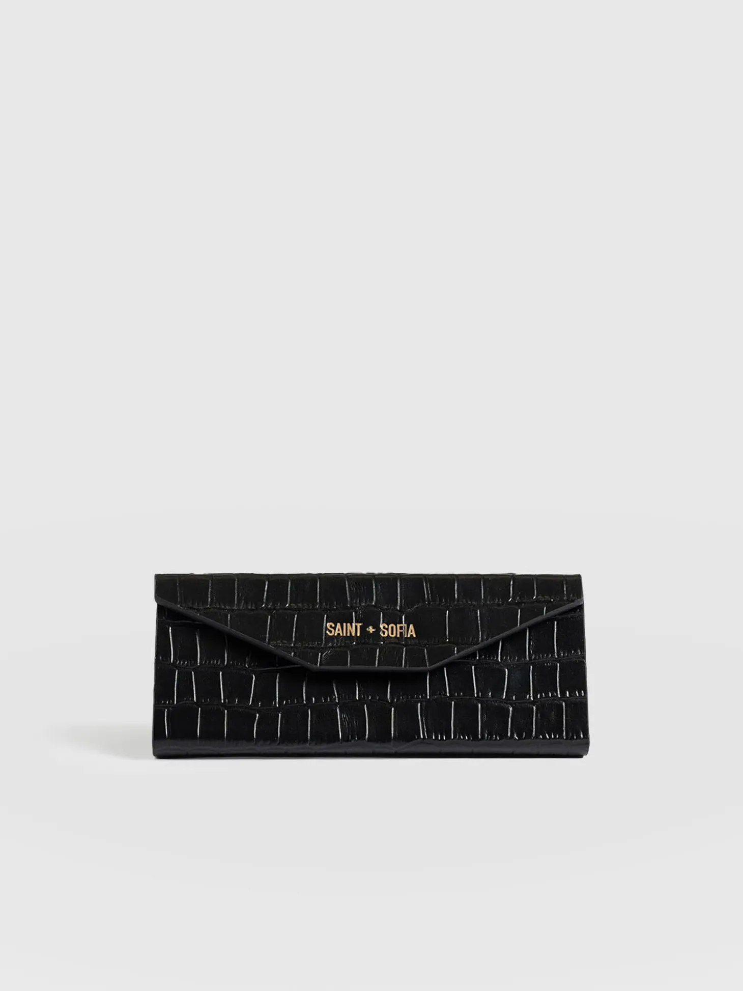Sunglasses Case - Black Croc