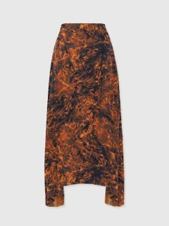 Sutton Skirt - Brown Marble
