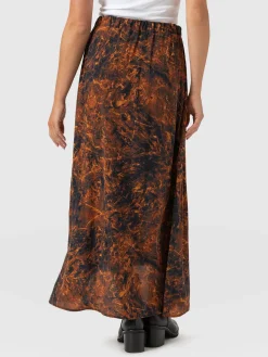 Sutton Skirt - Brown Marble