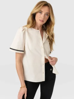 Tabitha Blouse - Cream