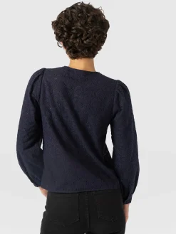Tabitha Blouse - Navy