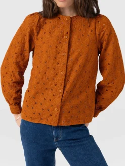 Tabitha Blouse - Tan