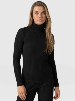 Tempest Turtle Neck - Black