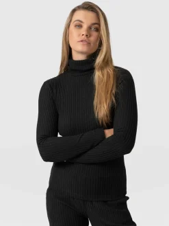 Tempest Turtle Neck - Black