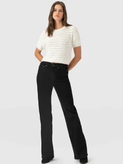 Wide Leg Jean - Black
