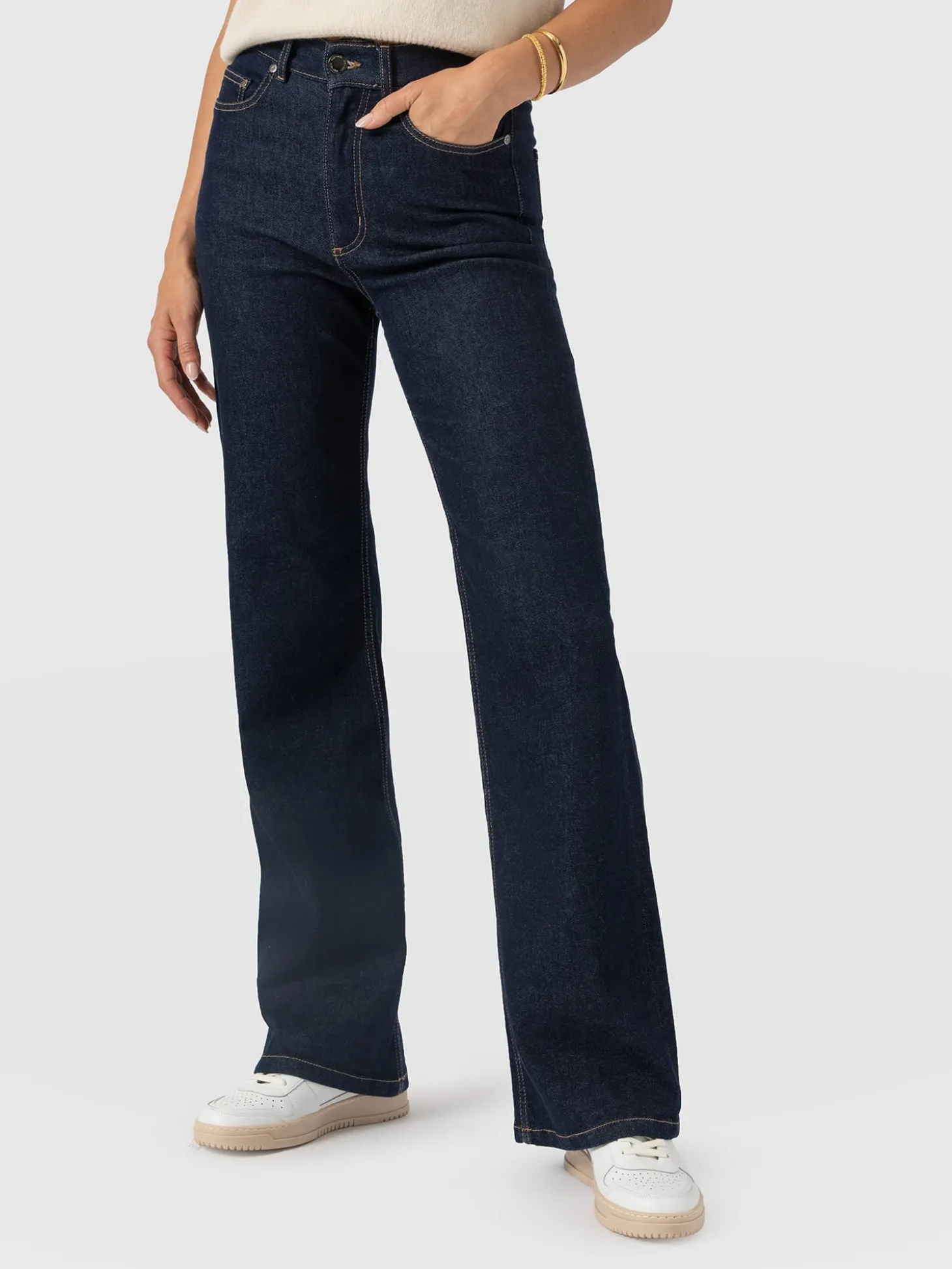 Wide Leg Jean - Indigo Blue