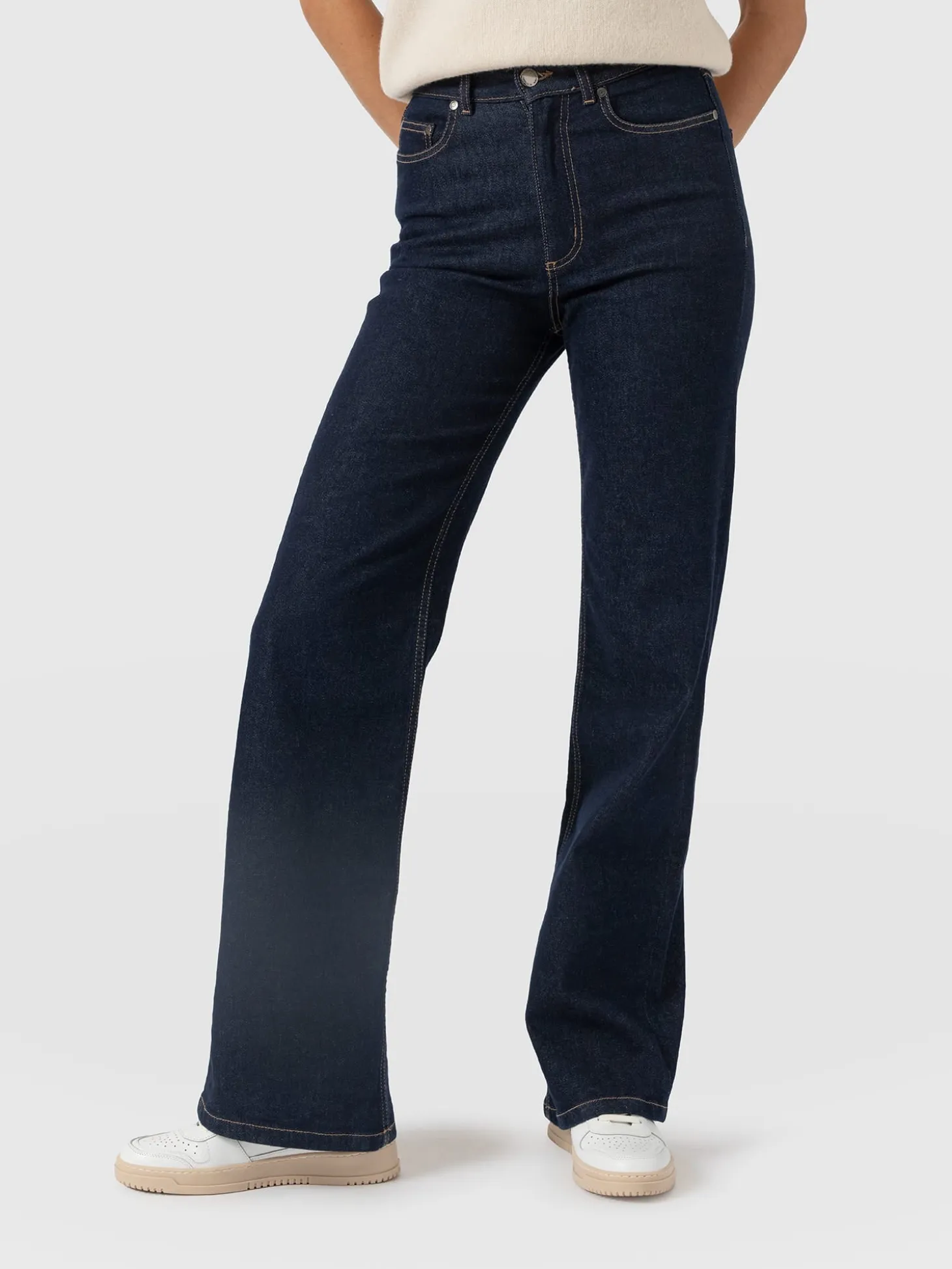 Wide Leg Jean - Indigo Blue