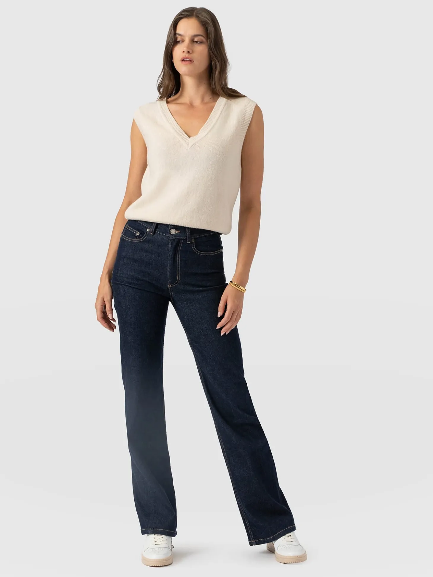 Wide Leg Jean - Indigo Blue